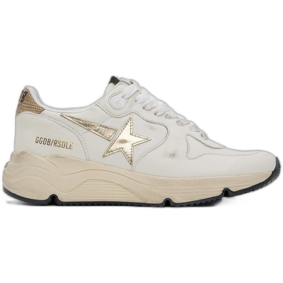 1h可退 香港直邮潮奢 GOLDEN GOOSE 女士 灰白色 Running Sole 运