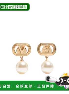 香港直邮VALENTINO 女士耳饰 WJ0Y78UXMR5G SS2025 黄色  OVALETT