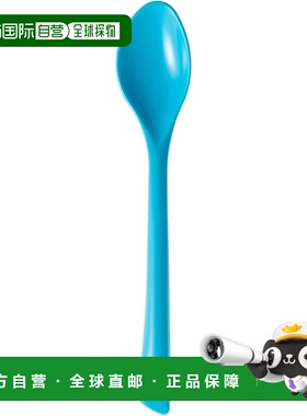 【日本直邮】Nagao Tsubamesanjo 叶形餐具勺子 大号蓝色 12 件套