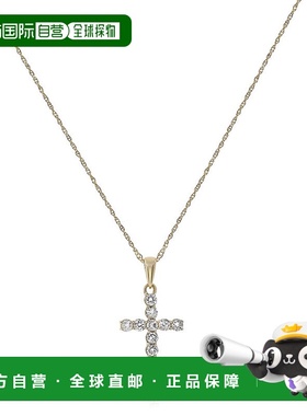 自营 diana m.14K 白金 0.25 克拉钻石吊坠 - 白色 美国奥莱直发