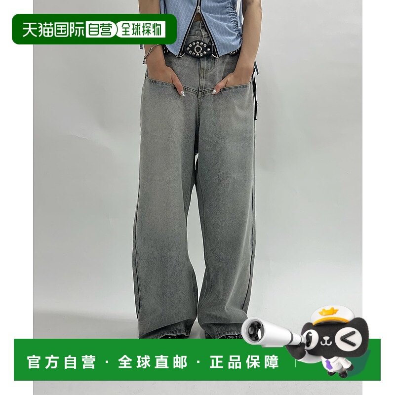 1h可退 日本直邮WHO'S WHO gallery 女士复古风宽松牛仔裤 WWZ103