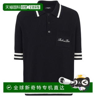 Balmain 男士 香港直邮潮奢 巴尔曼 DH1GB045KF96刺绣 短袖 polo衫