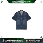 Guess 盖尔斯 男士 人字纹牛仔布衬衫 M4GG82D4ZW1 香港直邮潮奢