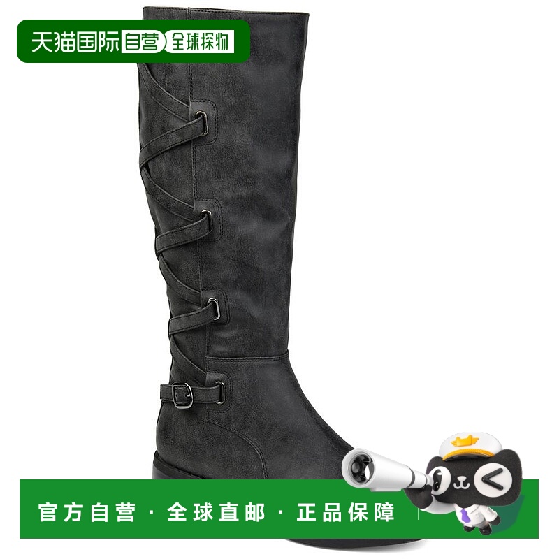 1h可退 【美国直邮】Journee Collection 女士宽小腿 Carly 靴子