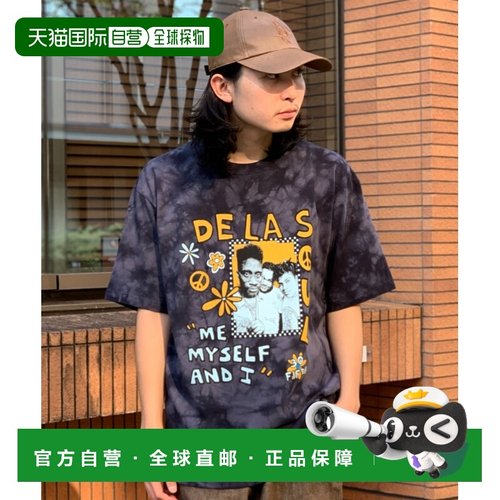 日本直邮GOOD ROCK SPEED×MANASTASH联名De La Soul扎染T恤 男女