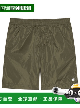 香港直邮GIVENCHY 男士泳装 BMA01E15NN305 AW2024 绿色 4G 细节