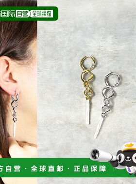 日本直邮MARIA BLACK Tornado 耳环女式925 银单耳吊坠配饰100909