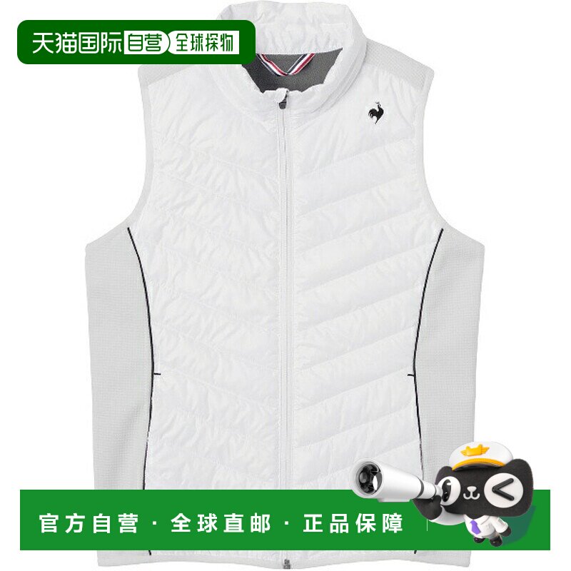 日本直邮Le coq sportif 女士加厚网球防风背心 (LN5FVE90L-WH00)