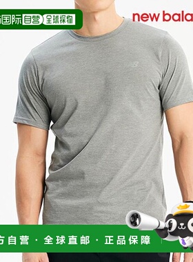 韩国直邮NEW BALANCE 短袖 T 恤 U6 NBNEE2P211 15 MEN ESS Perfo