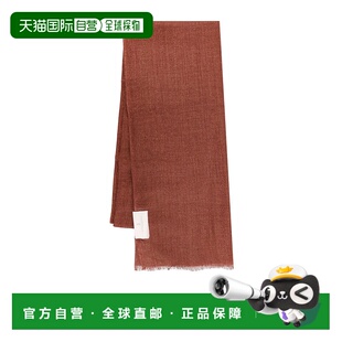 香港直邮Brunello Cucinelli 徽标标签围巾 MSCDAR097羊绒真丝