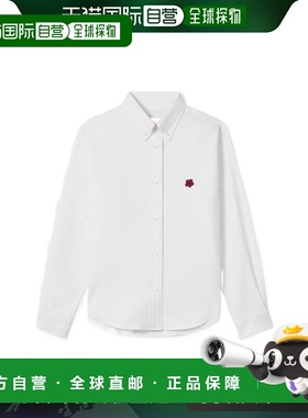 香港直邮KENZO 女士衬衫 FE62CH2559LO01 AW2024 白色 BOKE FLOWE