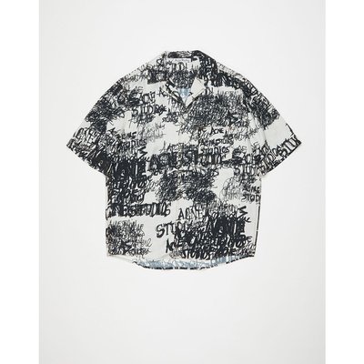 ACNE STUDIOS 男士衬衫 BB0600DN5 AW2024 灰色 短袖衬衫