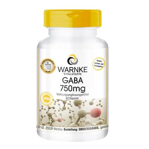 自营｜Warnke德国多巴胺片60粒GABA氨基丁酸缓解紧张焦虑睡眠片