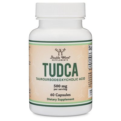 香港直邮DoubleWood胆酸胶囊胆汁酸盐胆汁盐TUDCA肝胆保健品胆盐
