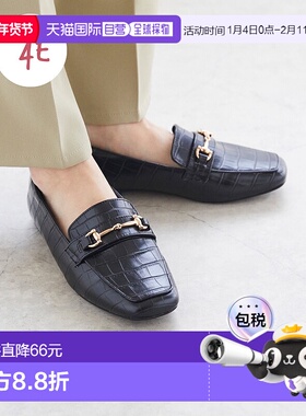 日本直邮Menue 宽幅4E方头低帮鞋 乐福鞋 ME8623BW02498男鞋女鞋