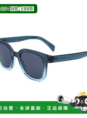 自营 levi's李维斯中性款48毫米蓝色太阳镜-蓝色 美国奥莱直发