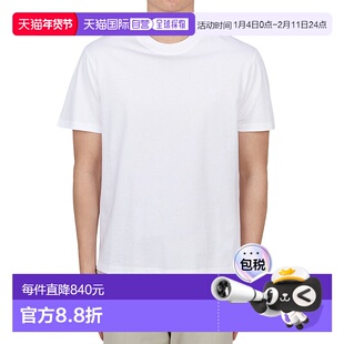 1h可退 韩国直邮ami paris 男士 上装T恤半袖