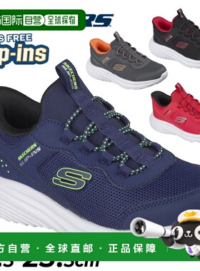日本直邮Skechers 青少年男童运动鞋SKECHERS Slip-ins BOUNDER P