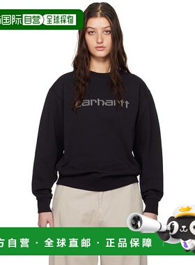 香港直邮潮奢 CARHARTT WIP 女士 黑色 Rivet Script 套头衫 I034
