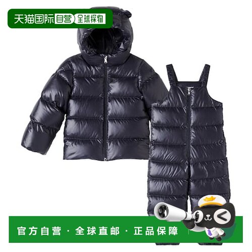 香港直邮moncler 婴儿 set of down 夹克工装裤童装