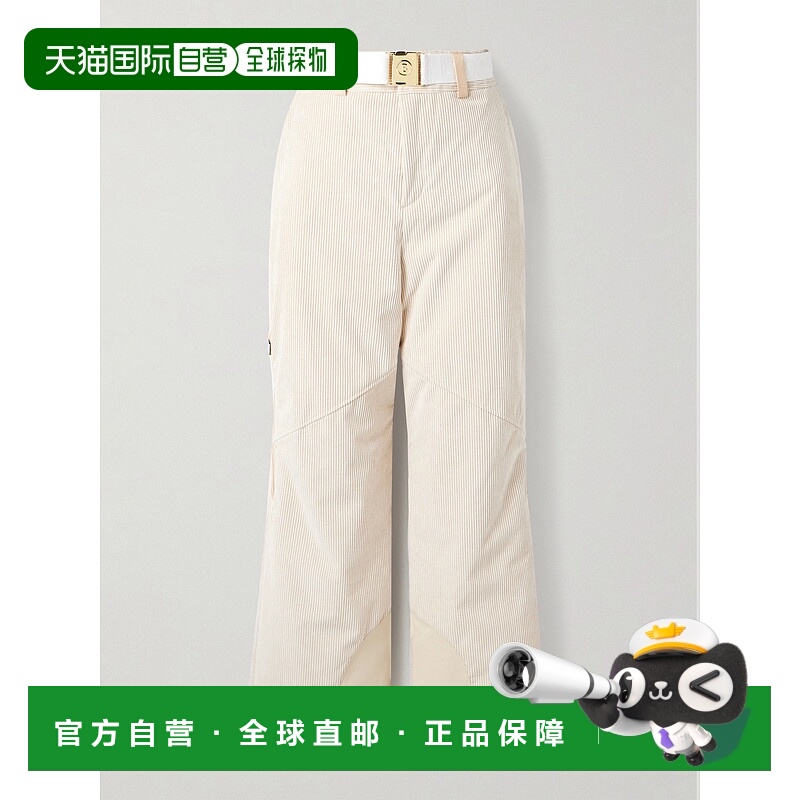 1h可退 香港直邮潮奢 bogner 博格纳 女士 corduroy, 束带拼接斜