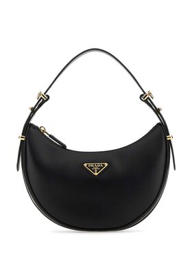 潮奢 Prada 普拉达 女士 ARQUÃ¨ 黑色皮革手袋 1BC194ASKF0002