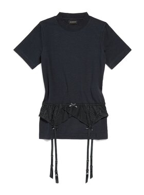 BALENCIAGA 女士T恤 828869TNVB21083 SS2025 黑色