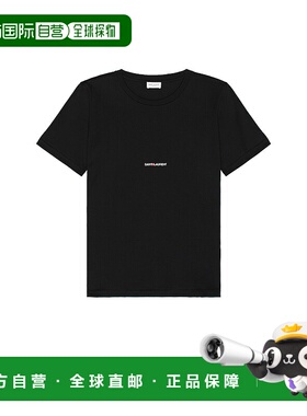 香港直邮潮奢 Saint Laurent 圣罗兰 女士 徽标T恤 464572YB2DQ