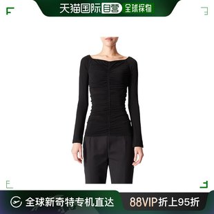 Givenchy 香港直邮潮奢 褶饰平纹针织T恤 女士 BW611Y30XK 纪梵希