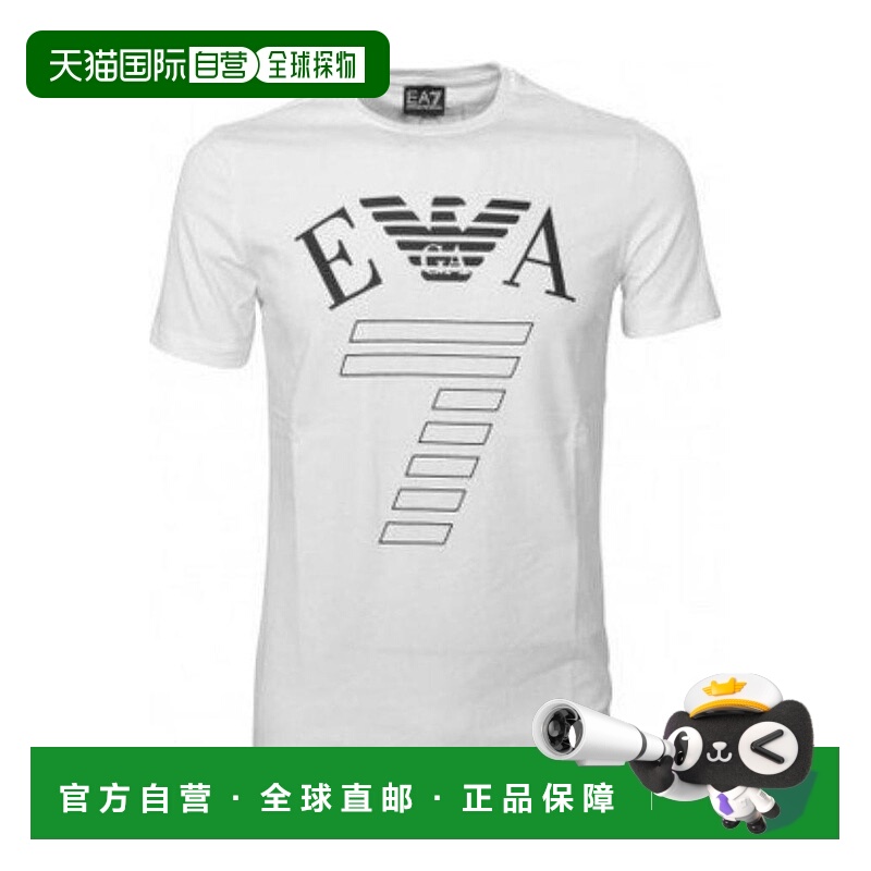 香港直邮EA7 Emporio Armani 徽标印花T恤 2737545P254短袖阿玛尼