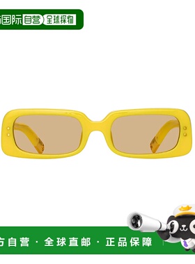 香港直邮JACQUEMUS 男士太阳镜 AZZUROPEAR SS2025 黄色