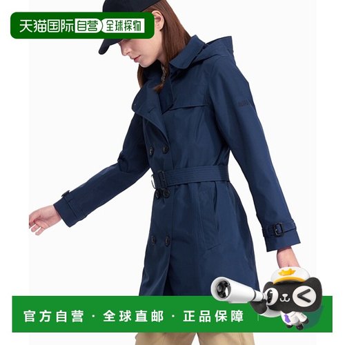 日潮跑腿AIGLE艾高 GORE-TEX 双面压制风衣，带可拆卸兜帽 ZBFBI4