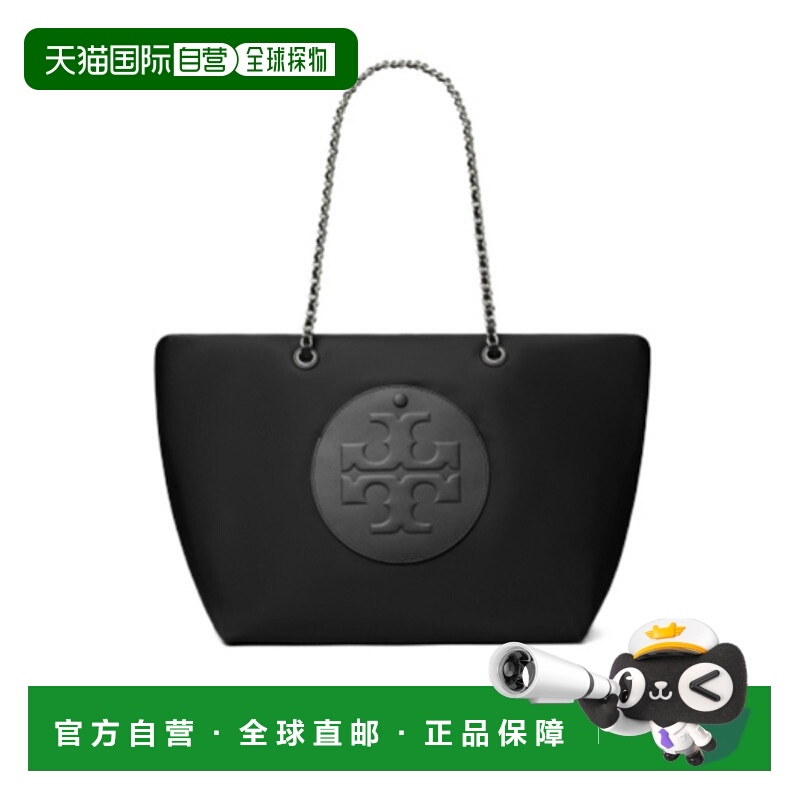 香港直邮Tory Burch Ella 链条托特包 171639汤丽柏琦拉链