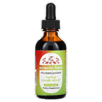 香港直发Eclectic Institute儿童缓解糖浆黑樱桃味草本60ml