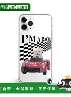 韩国直邮WAIKEI韩国小众设计师狗狗图案时尚日常手机壳YK23SSAC05