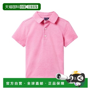 jack珍妮和杰克经典 and Pique Polo衫 美国奥 自营 粉红色 janie