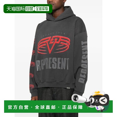 1h可退 香港直邮Represent 男士 LIVING LEGACY TOUR 棉质连帽衫