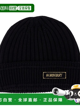 香港直邮BURBERRY 女士帽子 8103340 AW2025 黑色 Burberry Beani