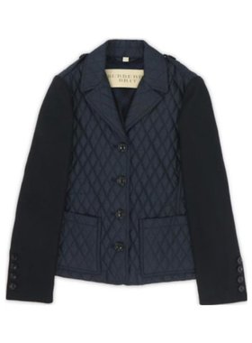 BURBERRY 女士西服 39335281 SS2021 蓝色 徽标休闲夹克