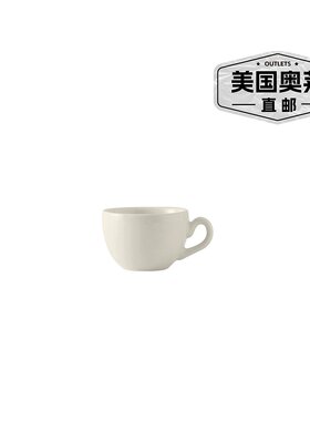 自营 tuxtonModena 圆形浓缩咖啡杯 3 盎司 3-1/2\