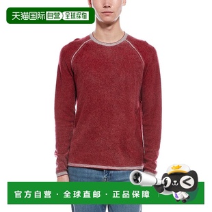 Cashmere Printed Crewneck Sweater 美 自营Raffi red Pigment