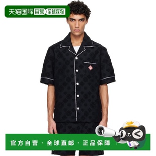 黑色 男士 Towelling Monogram 1h可退 短袖 香港直邮Casablanca