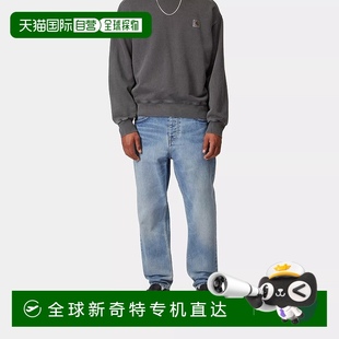 牛仔 欧洲直邮Carhartt Wip 男士 蓝色棉休闲裤