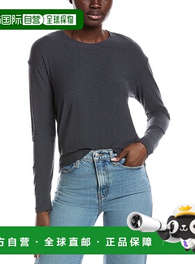 自营James Perse French Terry宽松运动衫-蓝色 美国奥莱直发