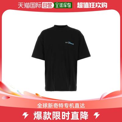 香港直邮VETEMENTS 男士T恤 UA63TR161BBLACK