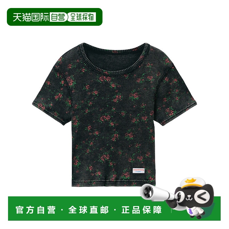 1h可退 香港直邮ALEXANDER WANG 女士T恤 8C2238046P135 SS2025