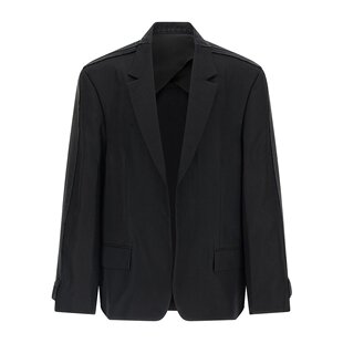 BALENCIAGA 男士西服 838842TST081000 AW2025 黑色