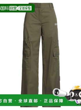 1h可退 香港直邮off-white 女士 休闲长裤 green绿色 舒适时尚