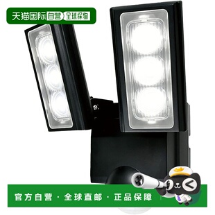 【日本直邮】干电池式感应灯 2灯 白色LED 防水 屋外 足元户外