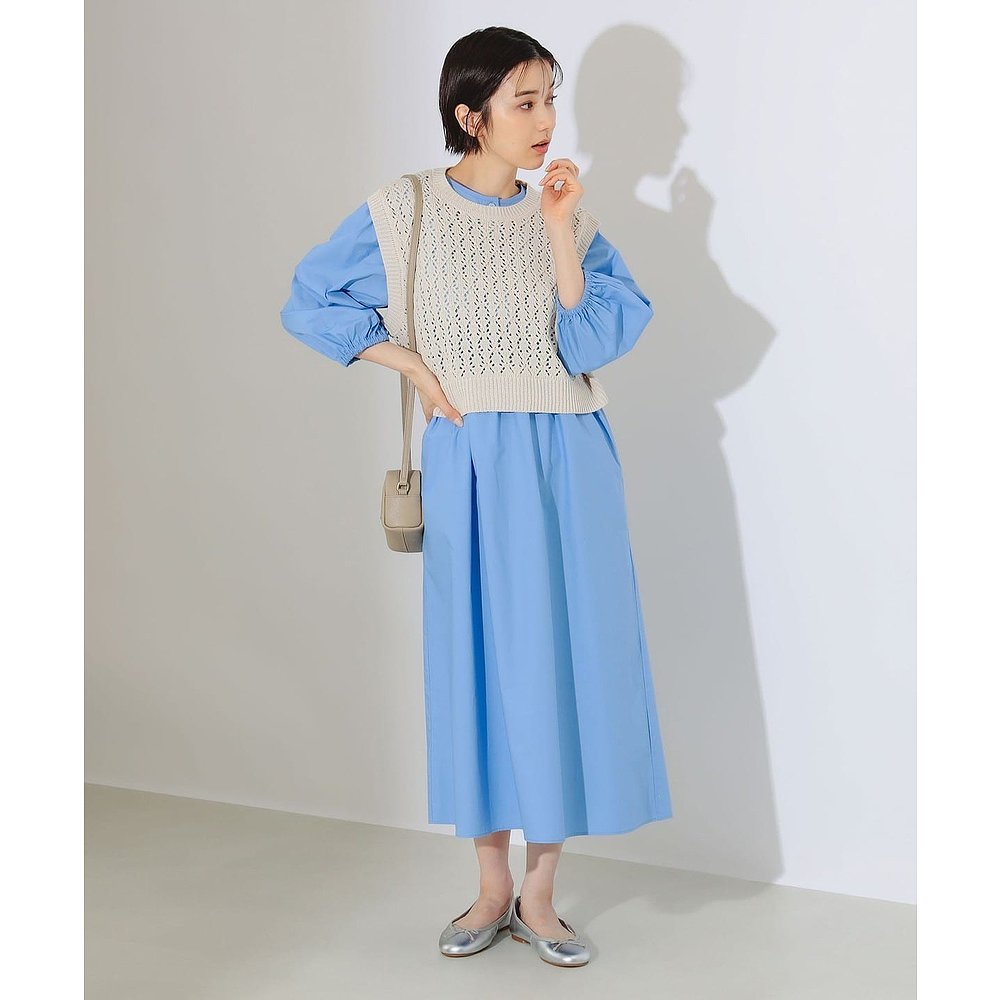 B:MING by BEAMS 女士连衣裙配短款针织马甲 93260901286